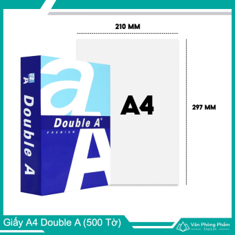 Giấy A4 Double A 70gsm, 80gsm (500 Tờ)