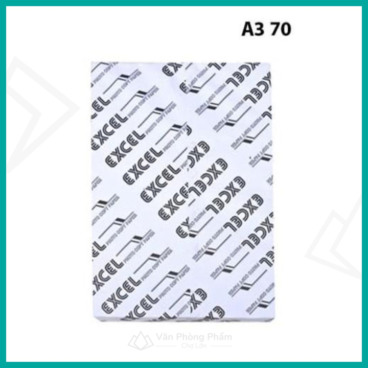 Giấy A3 Excel 70gsm, 80gsm (500 tờ)