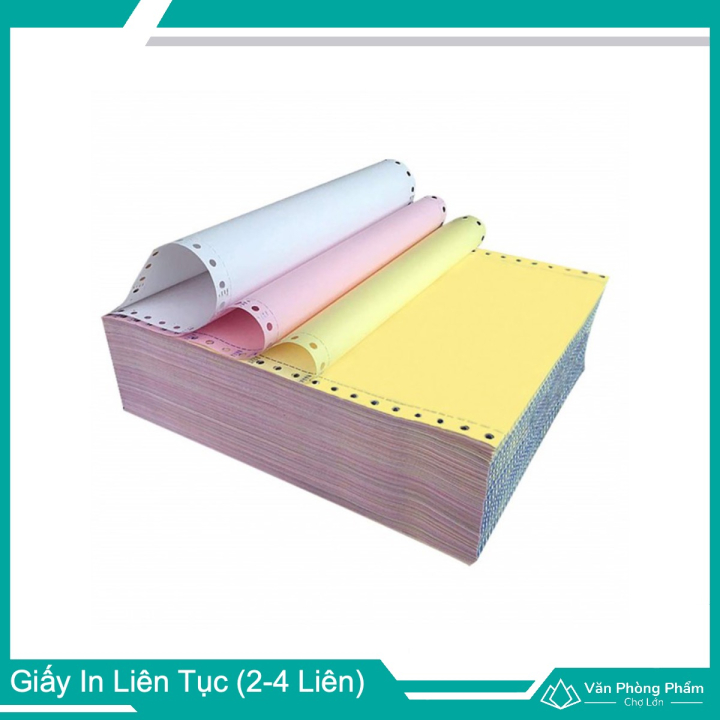 Giấy In Liên Tục Liên Sơn (2 Liên, 3 Liên, 4 Liên) Khổ Giấy (240x279)