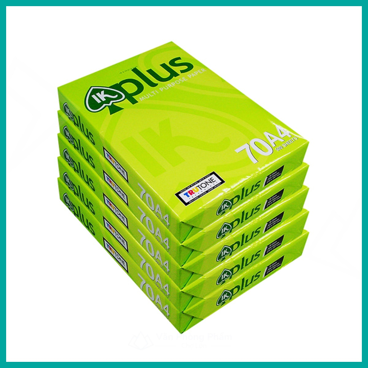 Giấy A4 IK Plus 70gsm, 80gsm (500 tờ)