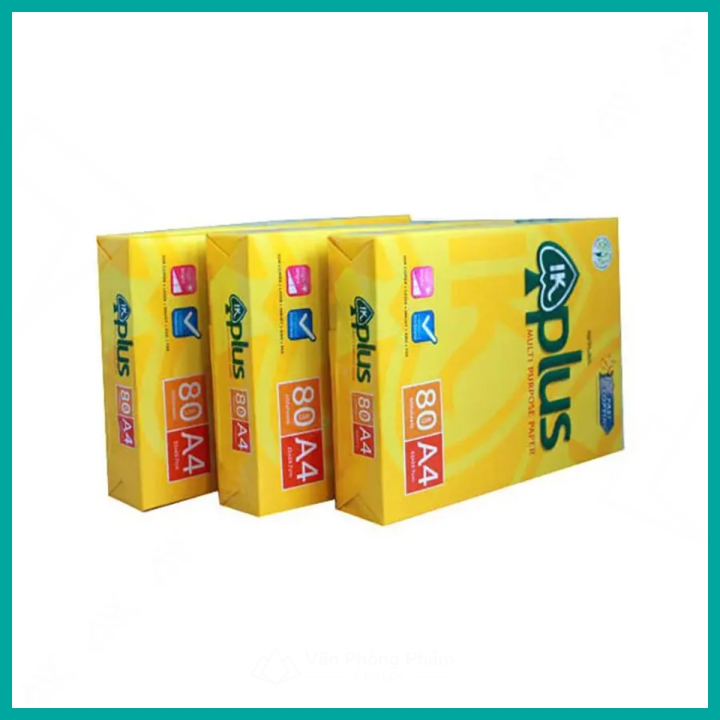 Giấy A4 IK Plus 70gsm, 80gsm (500 tờ)