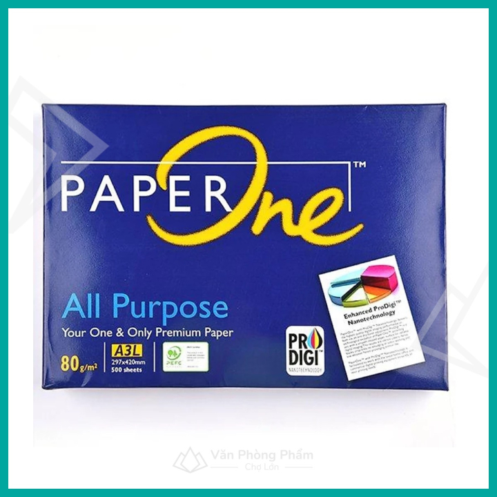 Giấy A3 Paper One 70gsm, 80gsm (500 Tờ)