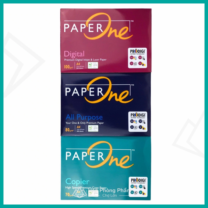 Giấy A4 Paper One 70gsm, 80gsm (500 Tờ)