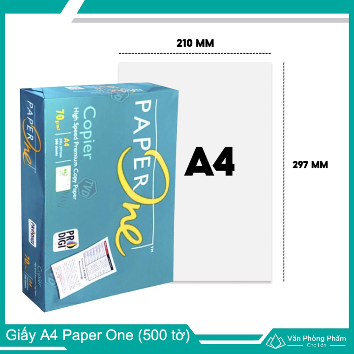 Giấy A4 Paper One 70gsm, 80gsm (500 Tờ)