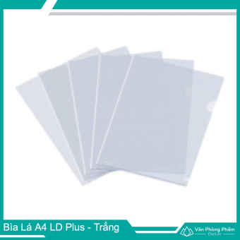 Bìa Lá A4 LD Plus - Trắng