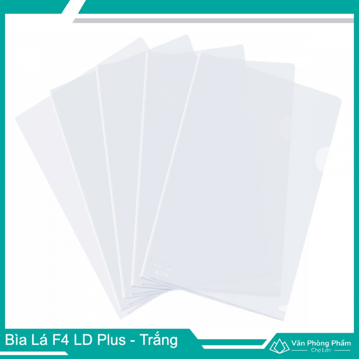 Bìa Lá F4 LD Plus - Trắng