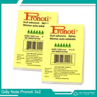 Giấy Note Pronoti 1.5x2, Giấy Ghi Chú