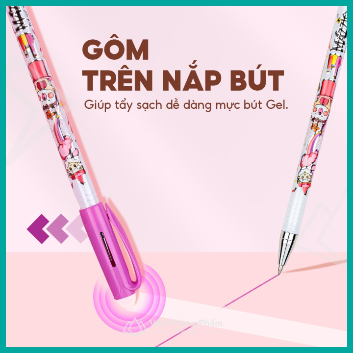 Bút Gel Thiên Long TP-GELE01 Xóa Được 1 Đầu