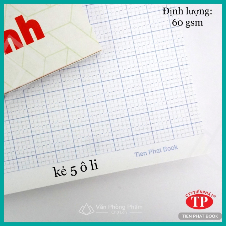 Tập 5 Ô Li, 4 Ô Li 96 Trang Đồng Xanh 60 gsm - Tiến Phát