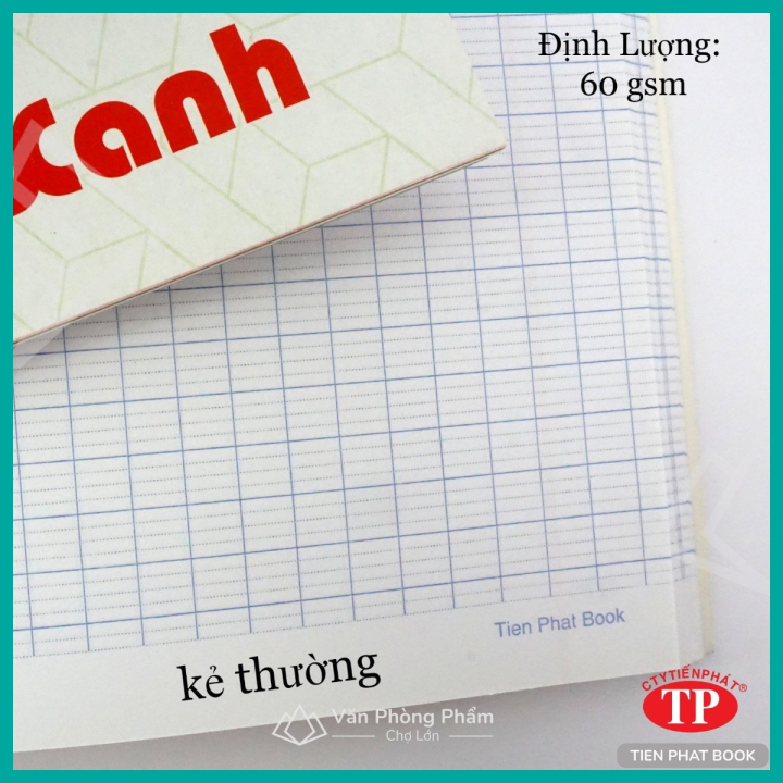 Tập 5 Ô Li, 4 Ô Li 96 Trang Đồng Xanh 60 gsm - Tiến Phát