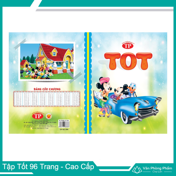 Tập 4 Ô Li 96 Trang Tốt 120 gsm (Loại Tốt)