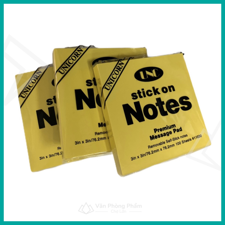 Giấy note UNC 3x3, Giấy Ghi Chú