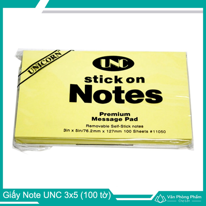 Giấy Note UNC 3x5, Giấy Ghi Chú