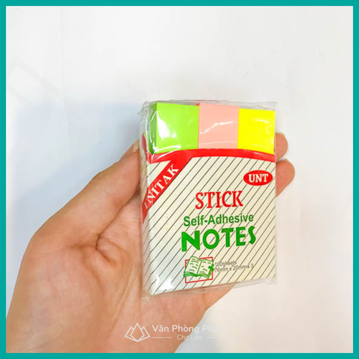 Giấy Note UNC 3 Màu, Giấy Ghi Chú